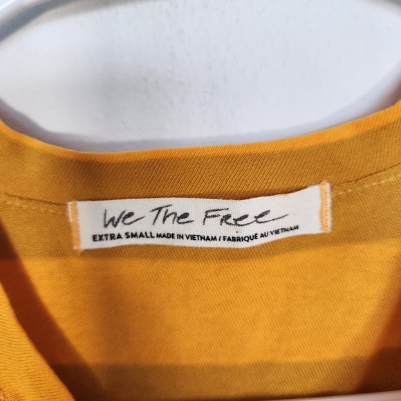 Free People We The Free Cut Out Striped Tank Top XS - Picture 3 of 7